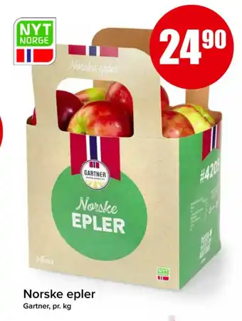 Spar Norske epler tilbud