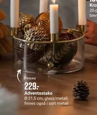 Europris Adventsstake tilbud