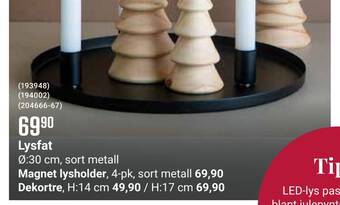 Europris Magnet lysholder tilbud