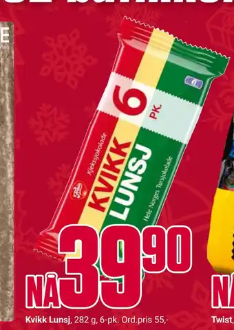 Europris Kvikk lunsj tilbud