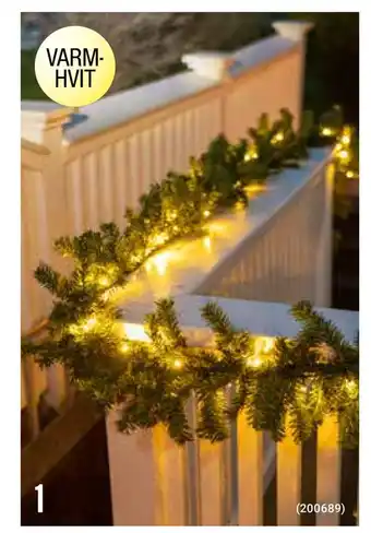 Europris Girlander 80 led-lys tilbud