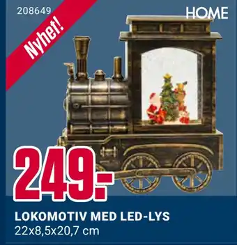 Europris Lokomotiv med led-lys tilbud