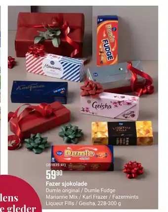 Europris Fazer sjokolade tilbud