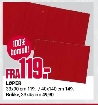 Europris Løper tilbud