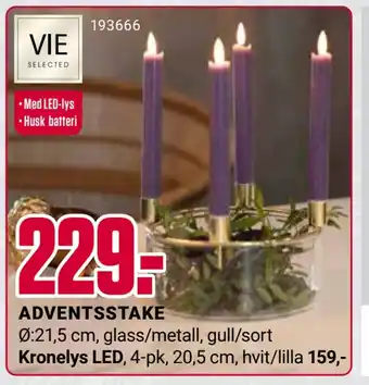 Europris Kronelys tilbud