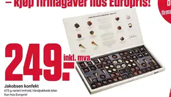 Europris Jakobsen konfekt tilbud