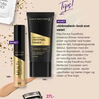 VITA Max factor facefinity universal primer tilbud