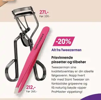 VITA Alt fra tweezerman tilbud