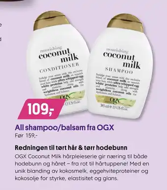VITA All shampoo/balsam fra ogx tilbud