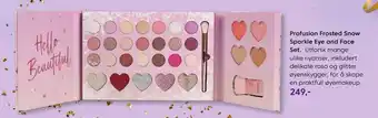 VITA Profusion frosted snow sparkle eye and face set tilbud