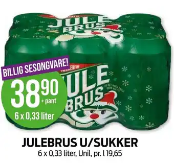 Kiwi JULEBRUS U/SUKKER tilbud