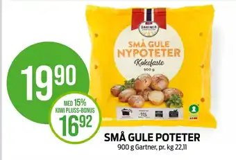 Kiwi SMÅ GULE POTETER tilbud