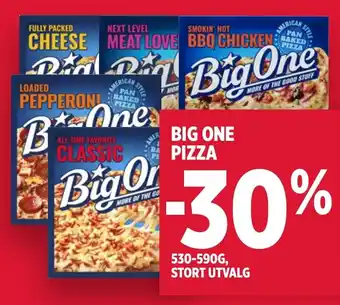 Meny BIG ONE PIZZA tilbud