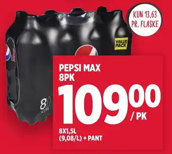 Meny PEPSI MAX 8PK tilbud