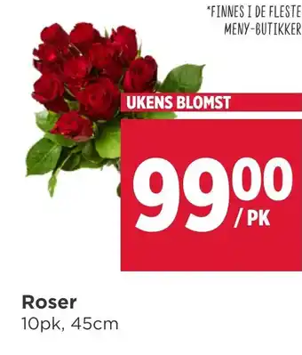 Meny Roser tilbud