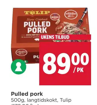 Meny Pulled pork tilbud