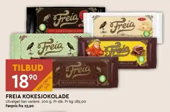 Coop Mega FREIA KOKESJOKOLADE tilbud