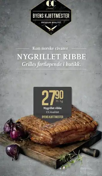 CC Mat Nygrillet ribbe CC-kvalitet tilbud