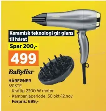 POWER HÅRFØNER tilbud