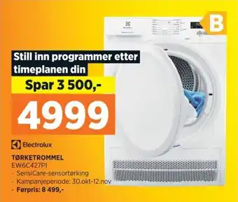 POWER TØRKETROMMEL EW6C427P1 tilbud