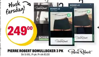 Coop Extra PIERRE ROBERT BOMULLBOXER 3 PK Pierre Robert tilbud