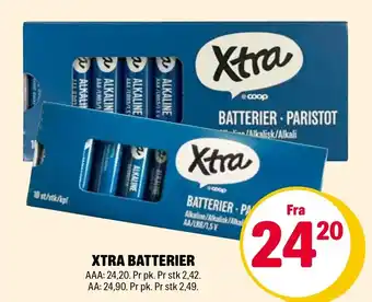 Coop Extra XTRA BATTERIER tilbud