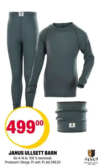 Coop Extra JANUS ULLSETT BARN tilbud