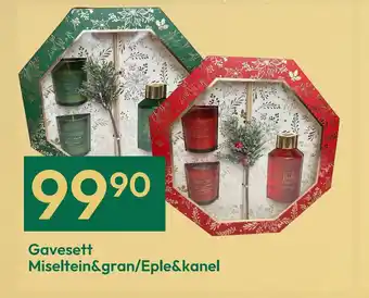 Gigaboks Gavesett miseltein&gran/eple&kanel tilbud