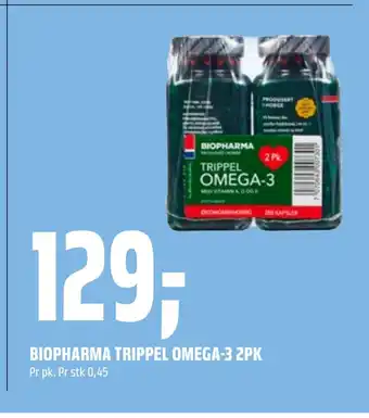 Coop Obs Biopharma trippel omega-3 2pk tilbud