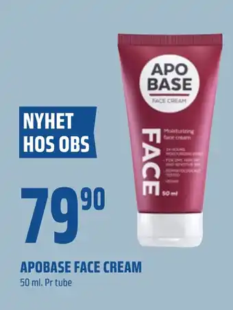 Coop Obs Apobase face cream tilbud