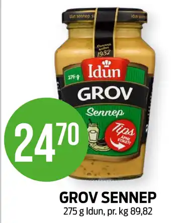 Kiwi Grov sennep tilbud