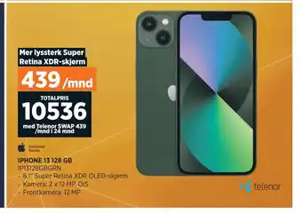 POWER Iphone 13 128 gb tilbud