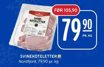 Rema 1000 Svinekoteletter tilbud