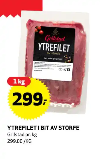 Bunnpris Ytrefilet i bit av storfe tilbud