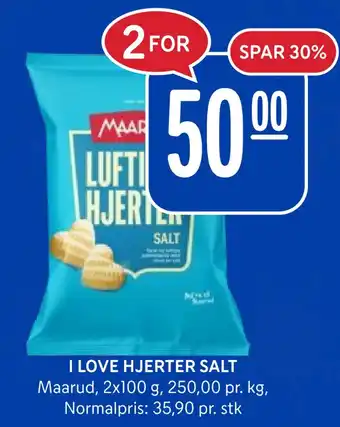 Rema 1000 I love hjerter salt tilbud