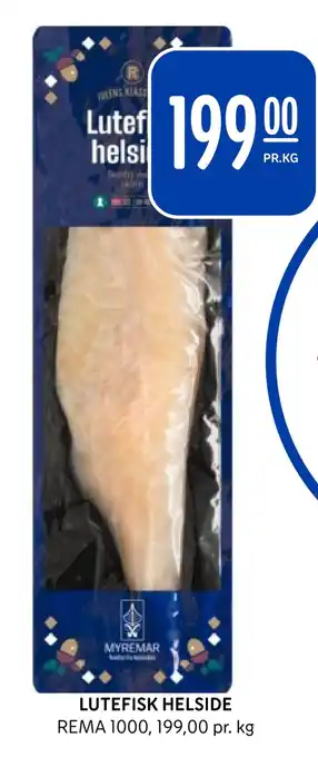 Rema 1000 Lutefisk helside tilbud