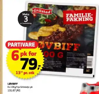 Bunnpris Grilstad hamburger tilbud