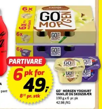 Bunnpris Go morgen yoghurt tilbud