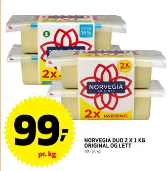 Bunnpris Norvegia skæreost tilbud