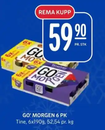 Rema 1000 Go morgen yoghurt tilbud