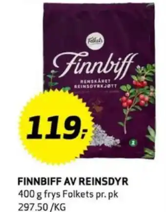 Bunnpris Folkets finnbiff tilbud