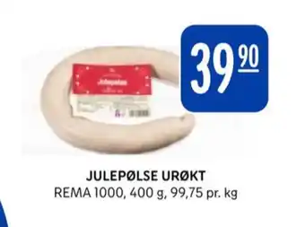 Rema 1000 Rema 1000 julepølse tilbud