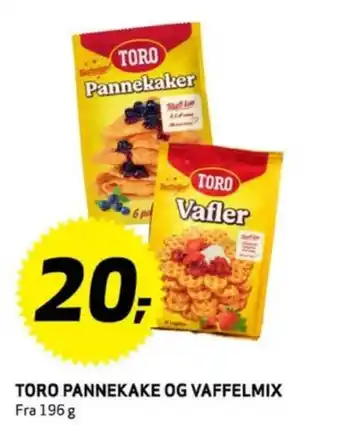 Bunnpris Toro pannekakemix tilbud