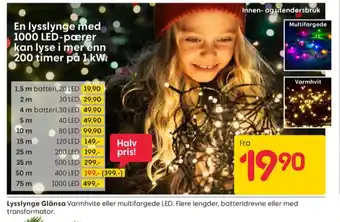 Rusta Ukjent lysslynge tilbud