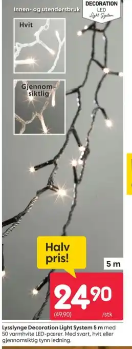 Rusta Outdoor light system lysslynge tilbud