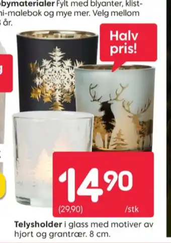 Rusta Ukjent telysholder tilbud