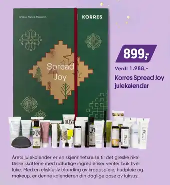 VITA Korres julekalender tilbud