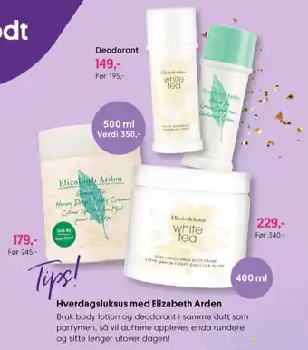 VITA Elizabeth arden roll-on tilbud