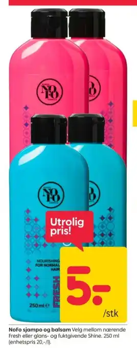 Rusta Nofo shampoo tilbud