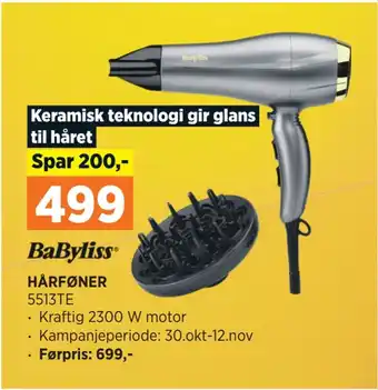 POWER Hårføner tilbud